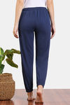 Zivame Lounge Viscose Blend Joggers - Medieval Blue — thumbnail 4
